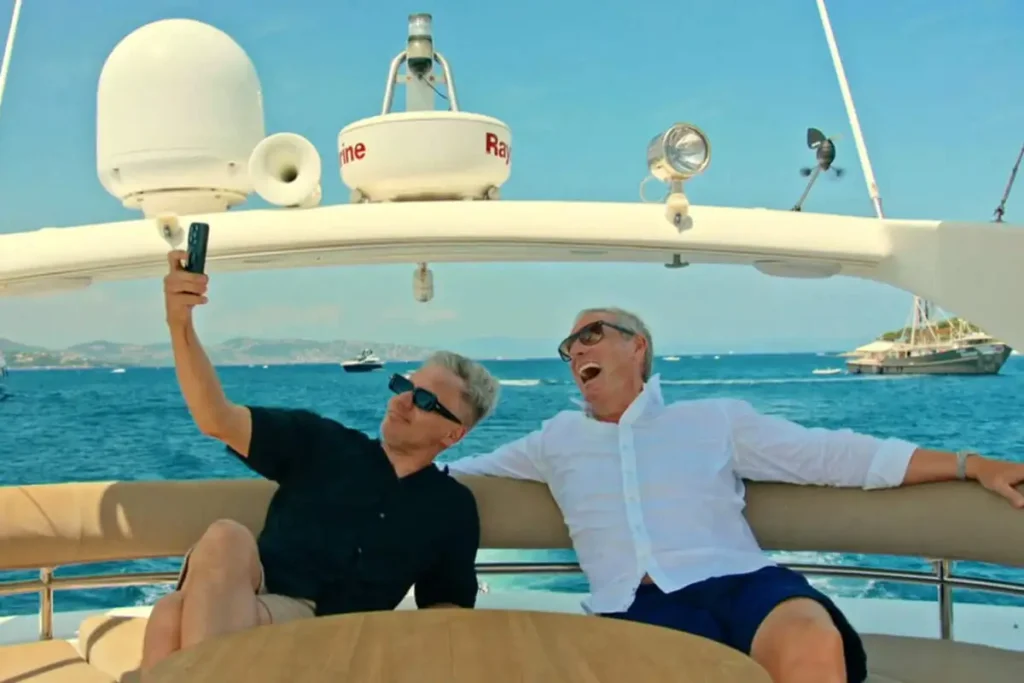 Peter Van de Veire en Gert Verhulst in gesprek in Maison Verhulst