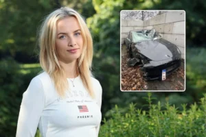 Olivia Trappeniers deelt beelden van zware crash