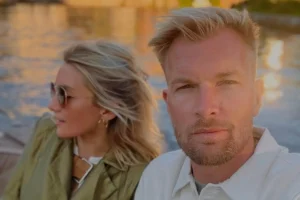 Ruben Van Gucht en Charlotte Van Looy, selfie van het koppel in verwachting en dat nu een naam hebben gekozen