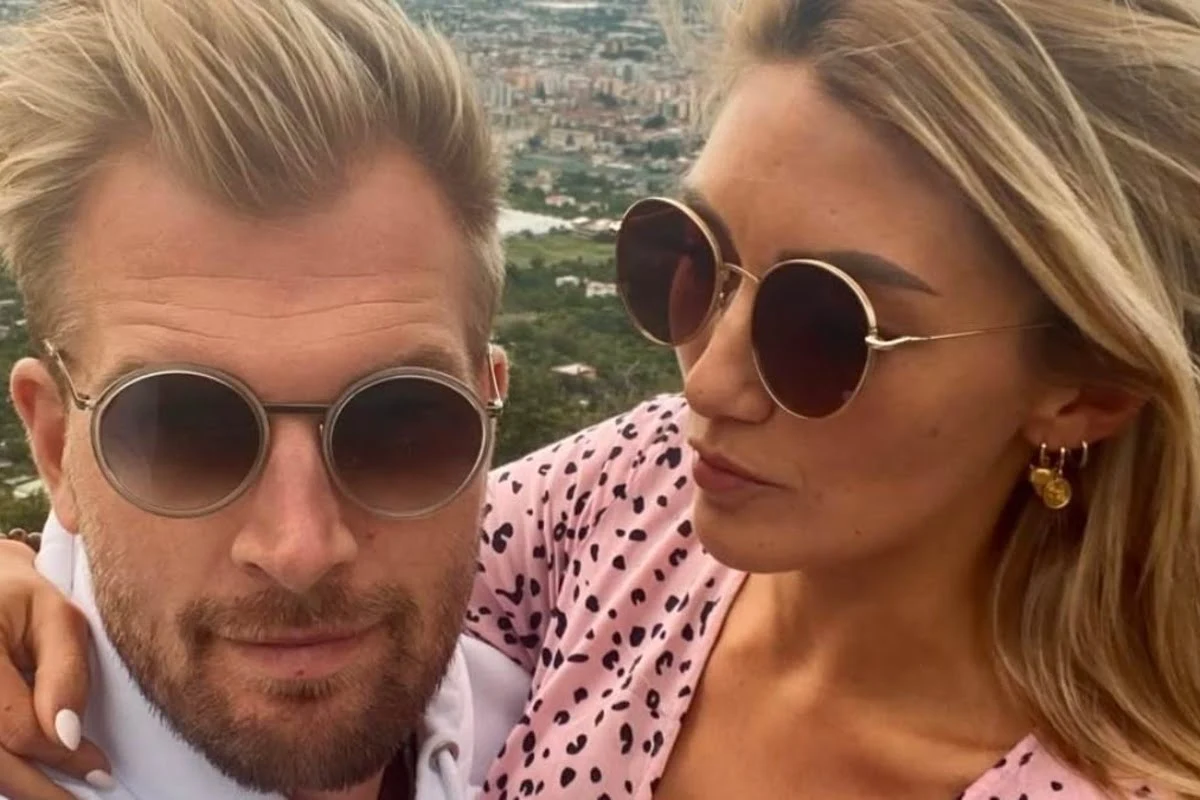 Ruben Van Gucht en zijn partner Charlotte Van Looy