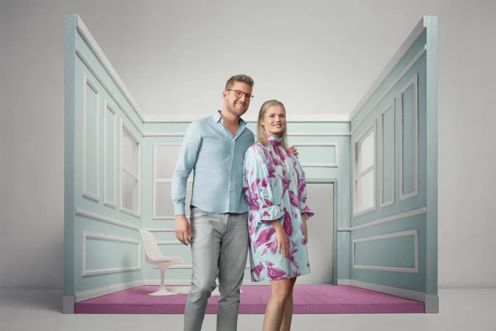 “Blind Gekocht” deelnemers Kato en Thibault. 