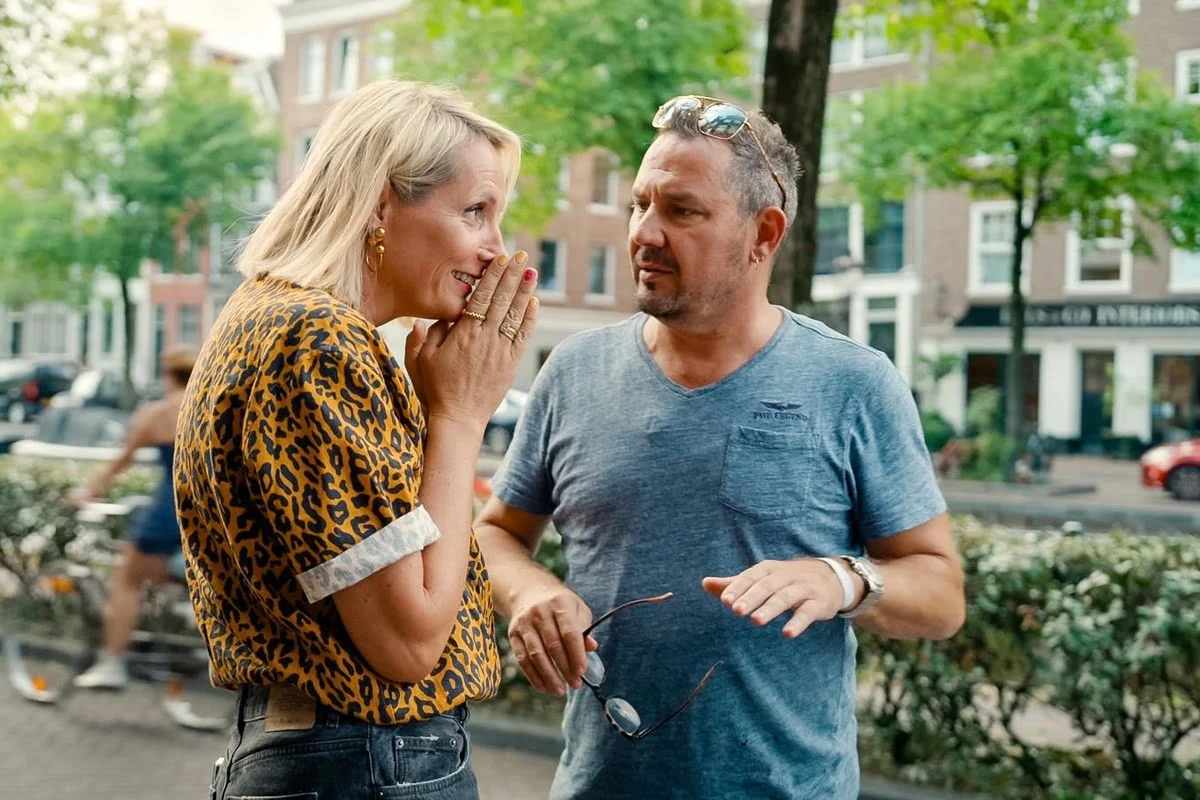 Sofie Dumont en Axel Daeseleire in “Eenmaal andermaal”.