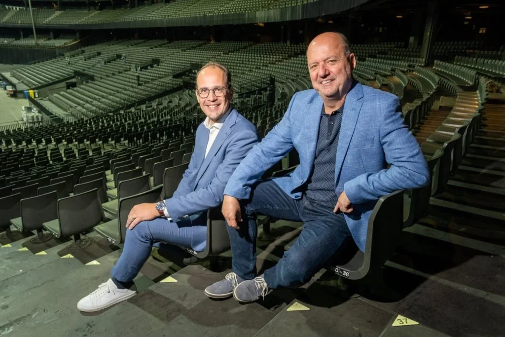 Jan Vereecke en Jan Van Esbroeck in de AFAS Dome.